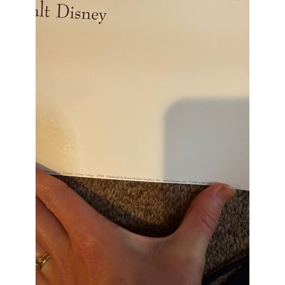 Disney Mickey Mouse Collage Walt Disney Quote Vintage Poster D938 - Picture 3 of 9